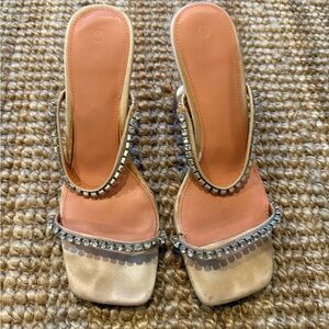 Women's Sandals with Rhinestone Accents